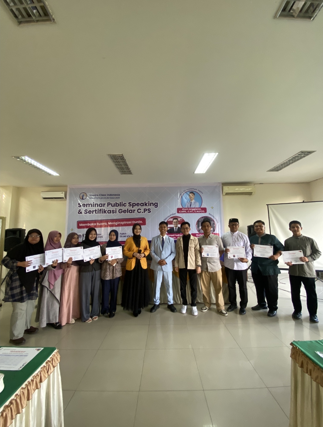 Inspira Class Indonesia Gelar Sertifikasi Public Speaking